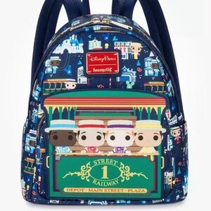 NWT Disney x Loungefly Dapper Dan Main Street Mini Backpack